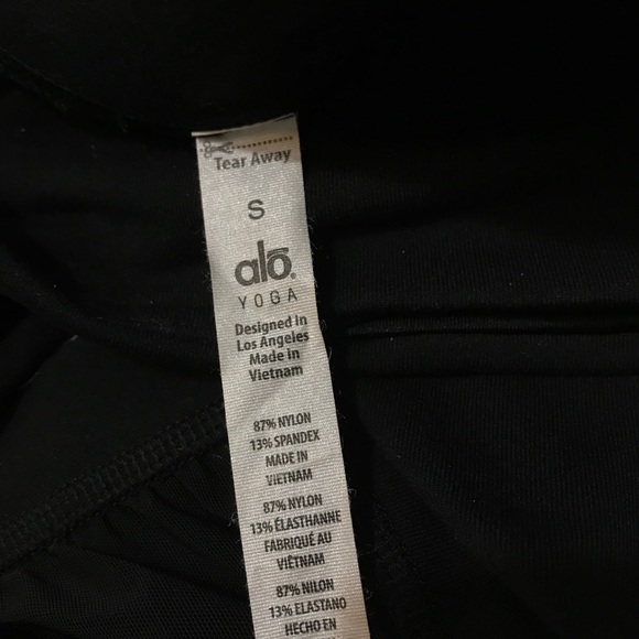 Alo Black Mesh Goddess Legging - Picture 4 of 6